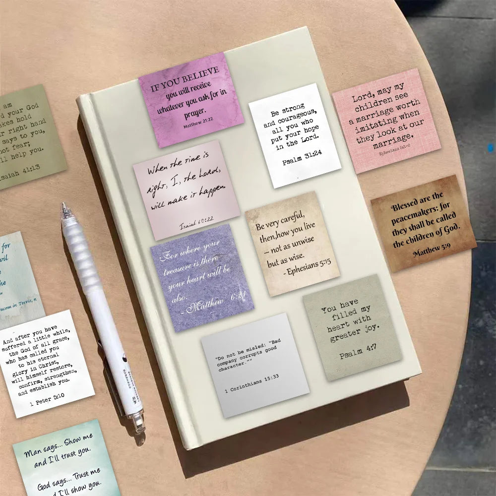 60PCS Christian Bible Verse saying waterproof stickers