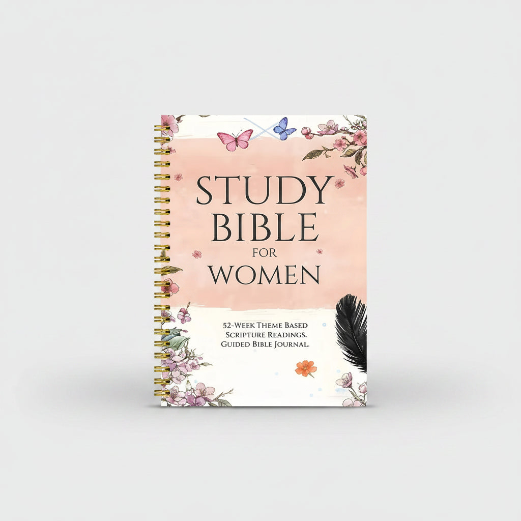 Study Bible for Women 220 Pages 52 Week Guided Scripture Journal