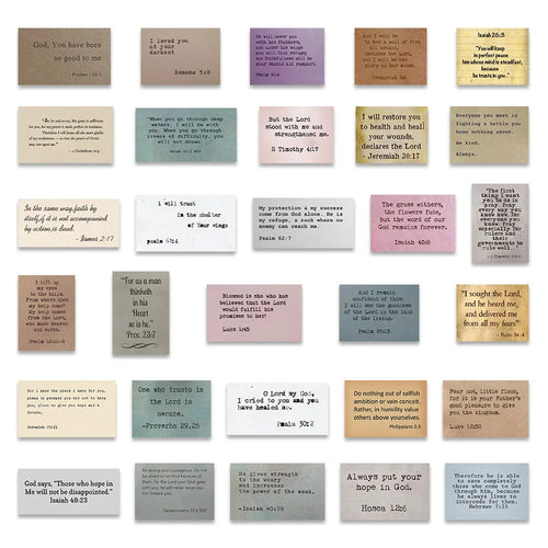 60PCS Christian Bible Verse saying waterproof stickers